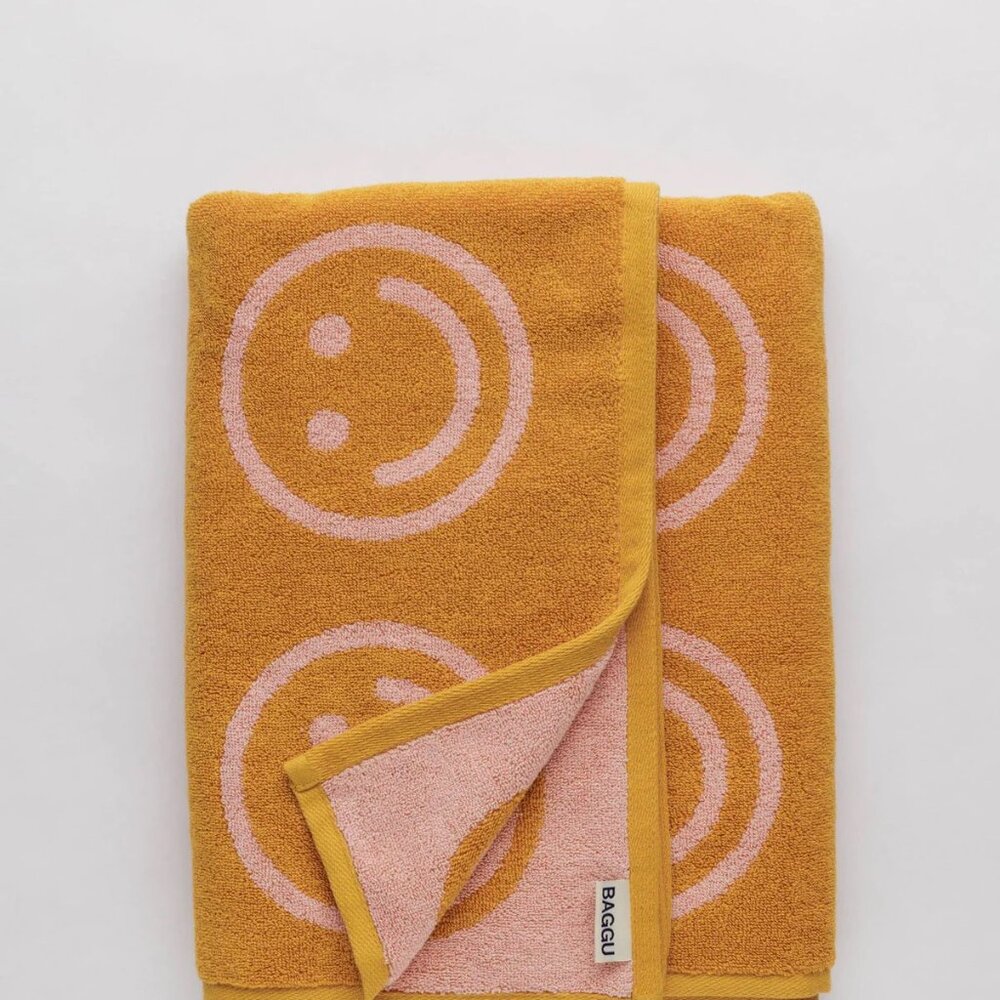 BAGGU Reversible Bath Towel